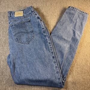 VTG 80s Lee Jeans Women’s Blue Mexico 14L Tapered Mom Denim Inseam 32